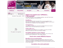 Tablet Screenshot of affiliation-voyance.com